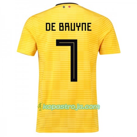 Billiga Fotbollströjor Belgien De Bruyne 7 VM 2018 Borta tröja